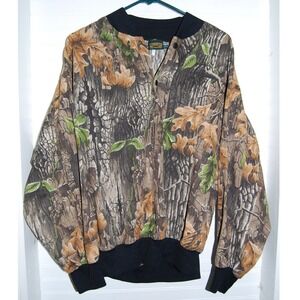 Vintage Camo Jacket Mens S Trebark Lynch Camo Pullover Westark‎ 90s Hunting
